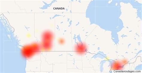 shaw cable outage map.